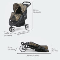 Afmetingen / Measurements InnoPet Allure Cheetah