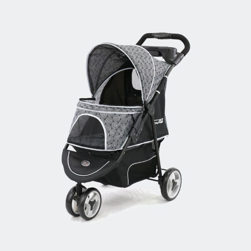 InnoPet Dog Pram Allure Onyx Oblique View
