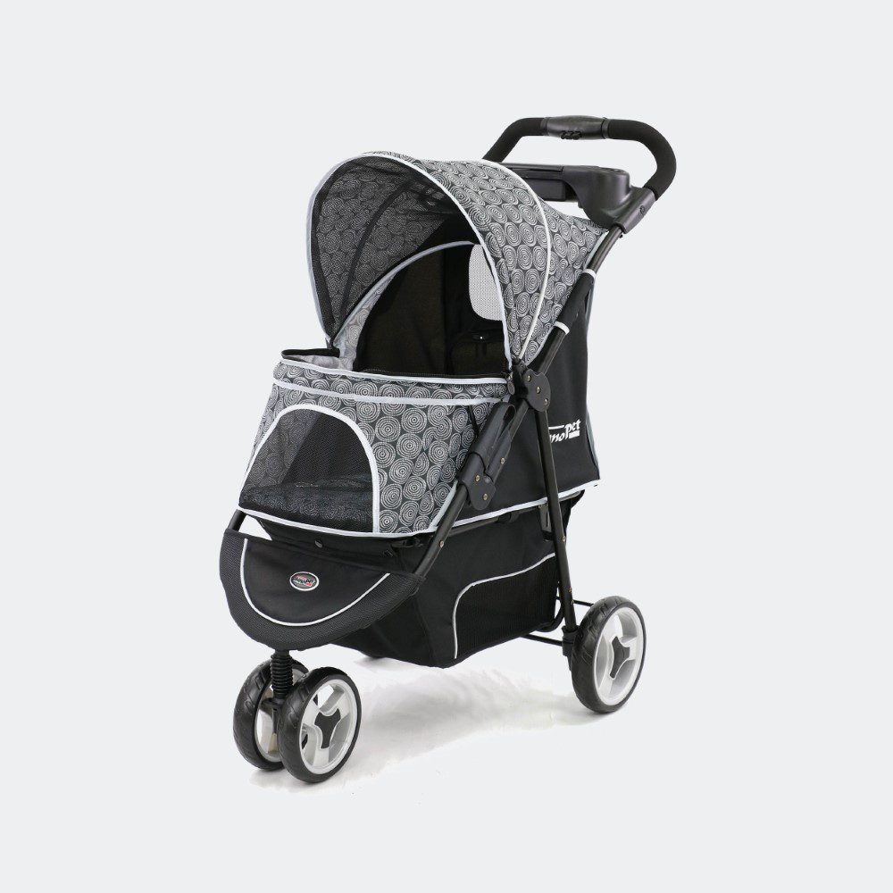 InnoPet Dog Pram Allure Onyx Oblique View