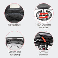 InnoPet All Terrain hondenbuggy voor kleine honden en katten