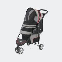 InnoPet Dog Pram Avenue Shiney Grey Oblique View