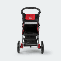 InnoPet Dog Pram Comfort EFA ECO Red Black Rear View Open