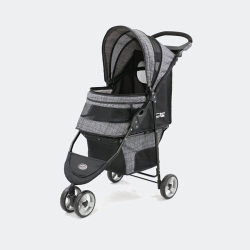 innopet-hondenbuggy-avenue-blended-grijs-schuin