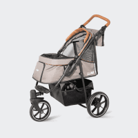 InnoPet Premium Cozy Beige- Product image oblique view cabin open