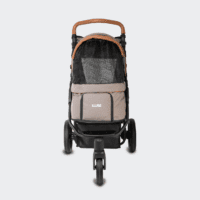 InnoPet Hondenbuggy Premium Cozy Beige - Productfoto Voorkant dicht