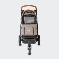 InnoPet Hondenbuggy Premium Cozy Beige - Productfoto Voorkant Open