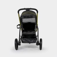 InnoPet Premium Comfort hondenbuggy zwart met geopende achteropening