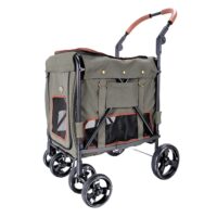 Ibiyaya Gentle Giant Pet wagon bolderkar voor honden grote hondenbuggy voor hondenshow