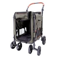 Ibiyaya Gentle Giant Pet wagon bolderkar voor honden grote hondenbuggy voor hondenshow