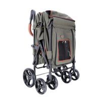 Ibiyaya Gentle Giant Pet wagon bolderkar voor honden grote hondenbuggy voor hondenshow