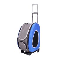 Dog Trolley Blue Ibiyaya