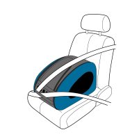 Dog car seat Ibiyaya blue