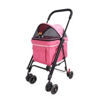 Lightweight stroller for small pets. Ibiyaya Astro Go Lite pink