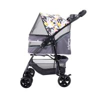 Ibiyaya Cloud 9 dog pram multi colour print mint green