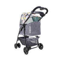 Ibiyaya Cloud 9 dog pram multi colour print mint green