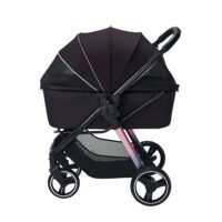 Ibiyaya Retro Luxe hondenbuggy in kleur zwart