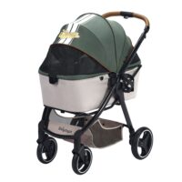 Ibiyaya Retro Luxe hondenbuggy in kleur groen