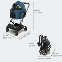 Measurements / Afmetingen InnoPet 2-in-1 Compact
