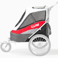 Reserve hoes voor sporty dog trailer deluxe rood