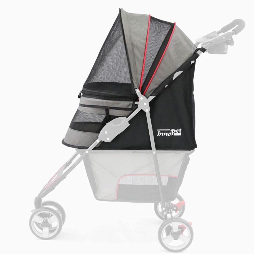 Hoes voor InnoPet Avenue Shiny Grey rood grijs