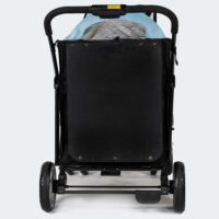 During your ride, hang the ramp on the back of your InnoPet Mamut large dog wagon