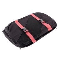Ibiyaya Flying Pal Foldable Pet Travel Carrier – Airline Approved Cat & Small Dog Carrier Red Black