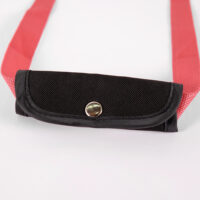 Ibiyaya Flying Pal Foldable Pet Travel Carrier – Airline Approved Cat & Small Dog Carrier Red Black