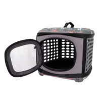 Ibiyaya Opvouwbare Reishandtas – Lichtgewicht Draagtas voor Katten en Kleine Honden Grijs
