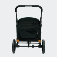 InnoPet Noah Lagoon Green and Grey pet stroller with all terrain wheels that doubles as a travel crate and bike trailer for small dogs