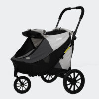 InnoPet Noah Kleine honden fietskar Grijs Pebble en Stone