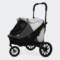 InnoPet Noah Kleine honden fietskar Grijs Pebble en Stone