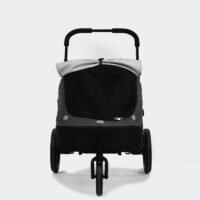 InnoPet Noah Kleine honden fietskar Grijs Pebble en Stone