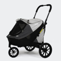 InnoPet Noah Kleine honden fietskar Grijs Pebble en Stone