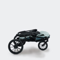 InnoPet Noah Lagoon Blue and Green dog stroller that doubles as a small dog bike trailer