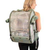 ibiyaya x BirdTricks Medium Size TrackPack rugzak voor vogels met zitstok