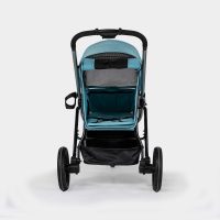 InnoPet Premium Comfort hondenbuggy lichtblauw met geopende achter