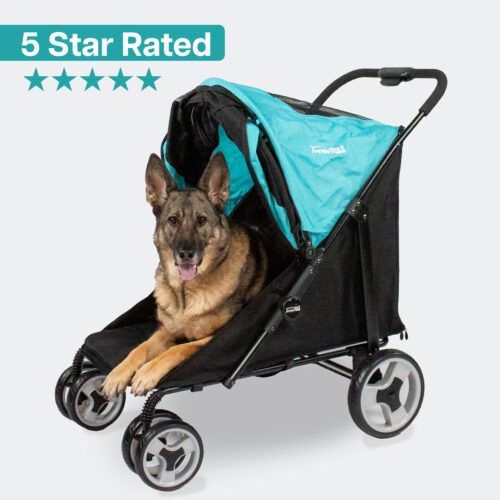 The InnoPet Mamut is a five star rated dog stroller for large and heavy dogs up to 50 kilograms