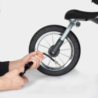 Air pump to inflate pneumatic tyres of stroller and dog buggy