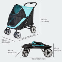 Measurements InnoPet Mamut Ocean Blue