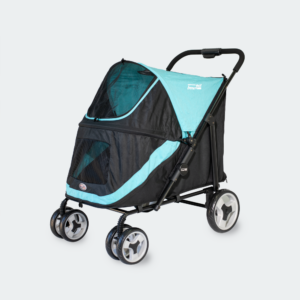 Product image of the InnoPet Mamut Heavy Dog Trailer Ocean Blue Oblique View