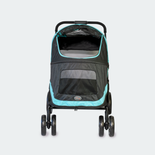 innopet-dog-pram-mamut-heavy-dog-trailer-front-half-open