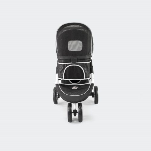 innopet-dog-pram-monaco-black-front-view