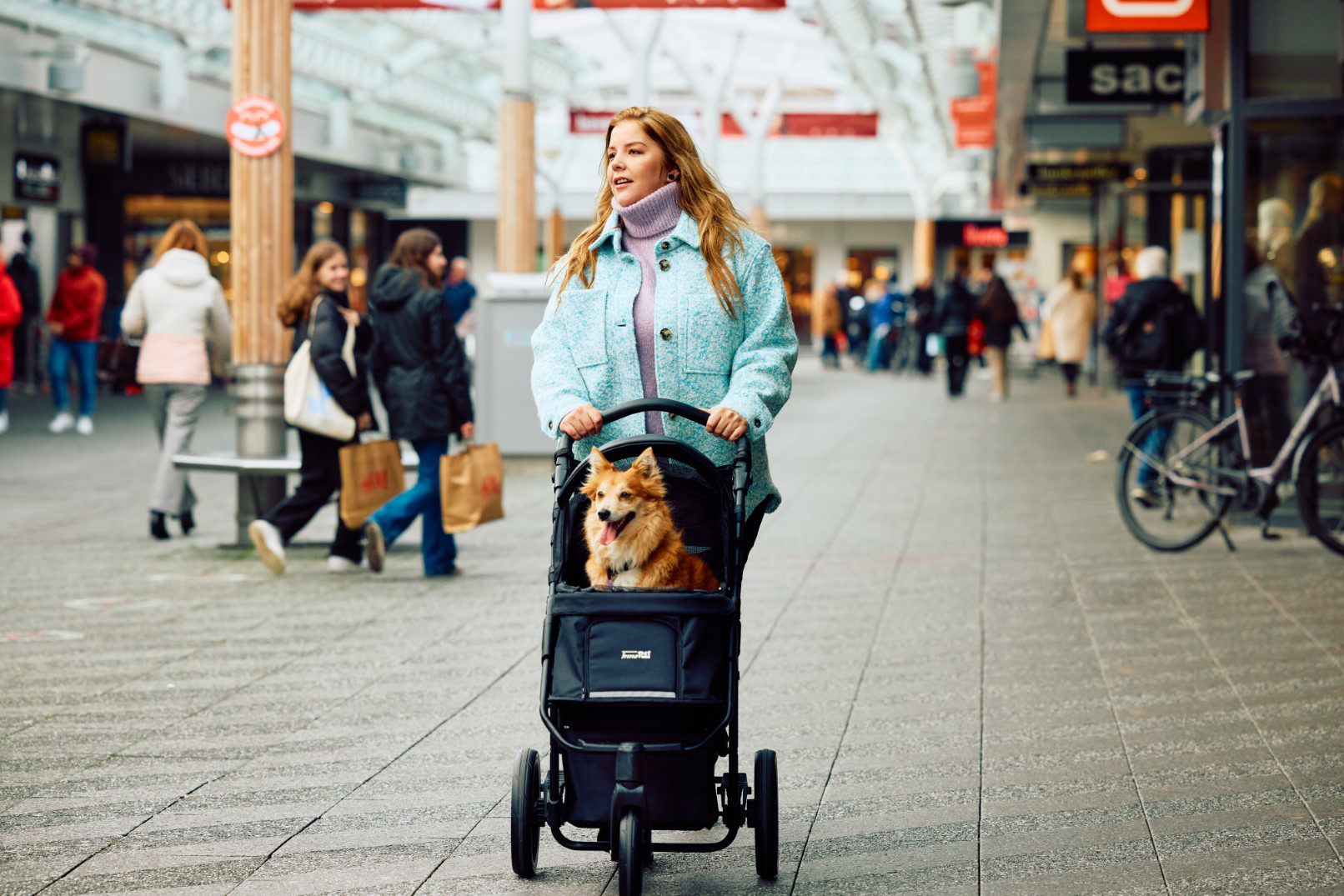 innopet-dog-pram-premium-cozy-zwart-shoppingmall-shoppen