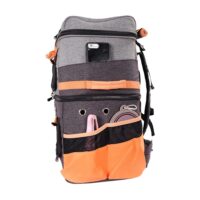 Two tier backpack for cats and dogs double carrier for pets