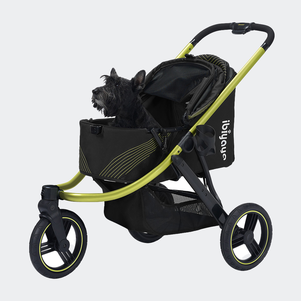 Ibiyaya Beast Jogger Black Three Wheeled Dog Pram For Medium Sized Dogs Product 2