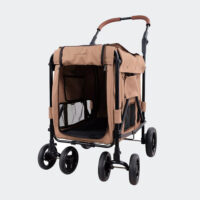 Ibiyaya Gentle Giant Pet Wagon Peach Open Front