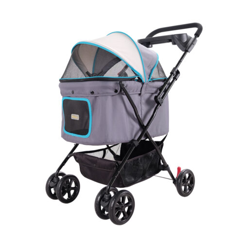 Affordable dog stroller Ibiyaya Easy Strolling Pet Pram Grey