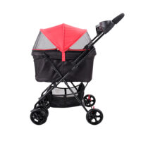 Budget pet stroller Ibiyaya Easy Strolling Dog Pram Red