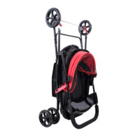 Budget pet stroller Ibiyaya Easy Strolling Dog Pram Red