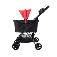 Budget pet stroller Ibiyaya Easy Strolling Dog Pram Red